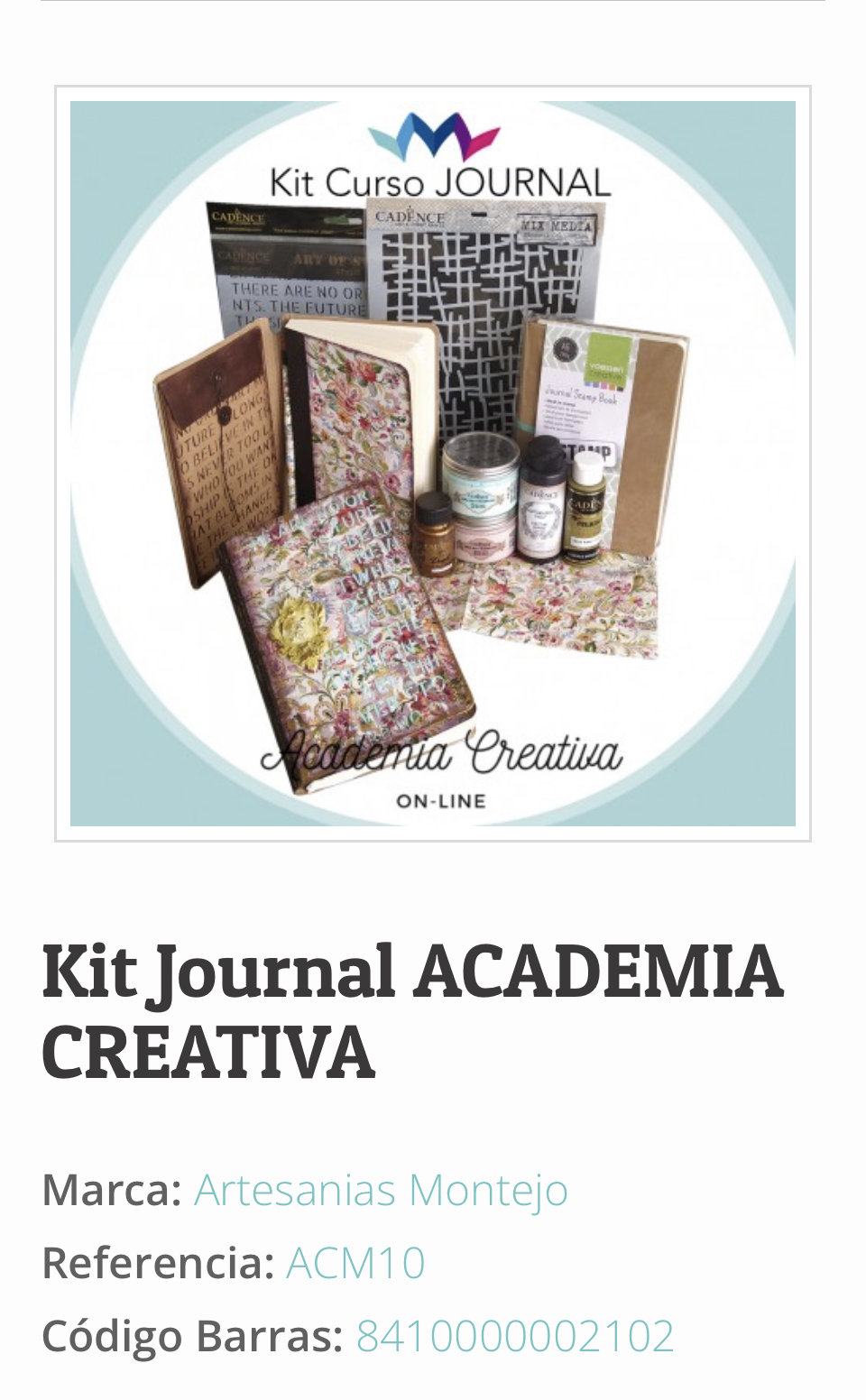kit academia creativa